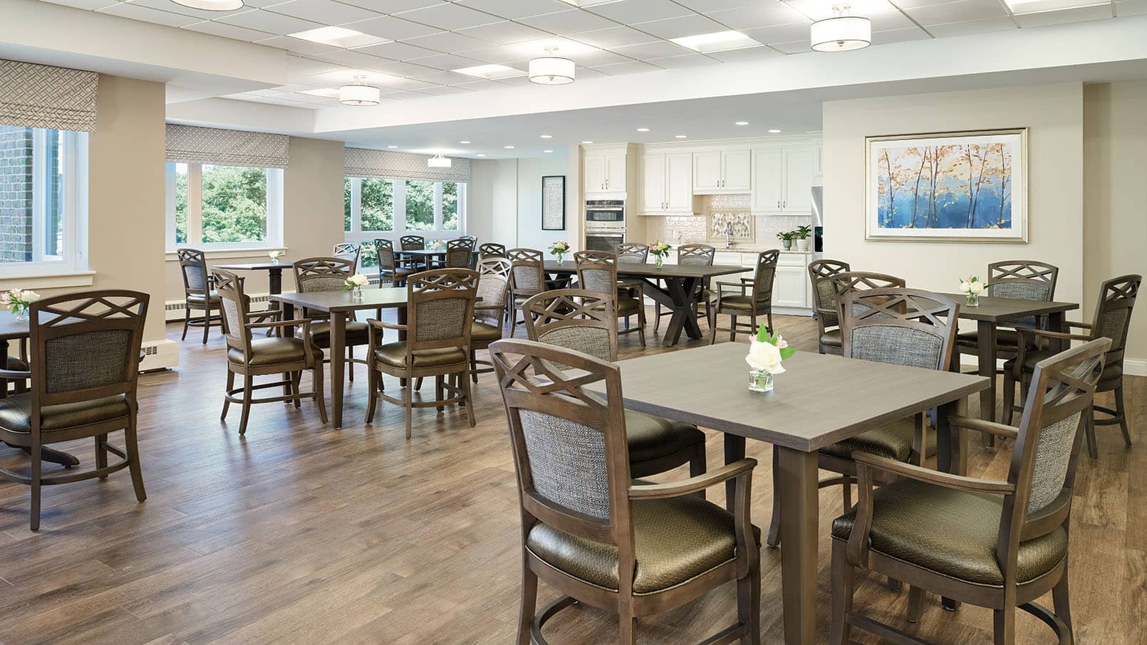 Oak Crest Continuing Care Dining Area
